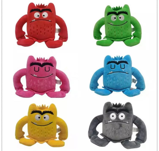 Colour worry monster emotion monsters plush