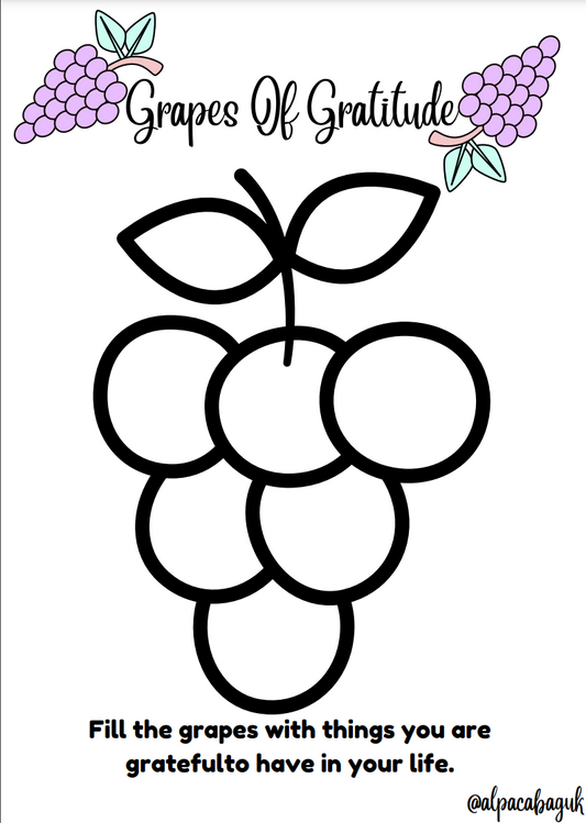 Grapes Of Gratitude Character Building Resource Download