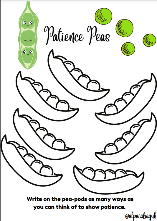 Patience Peas Character Building Resource Download