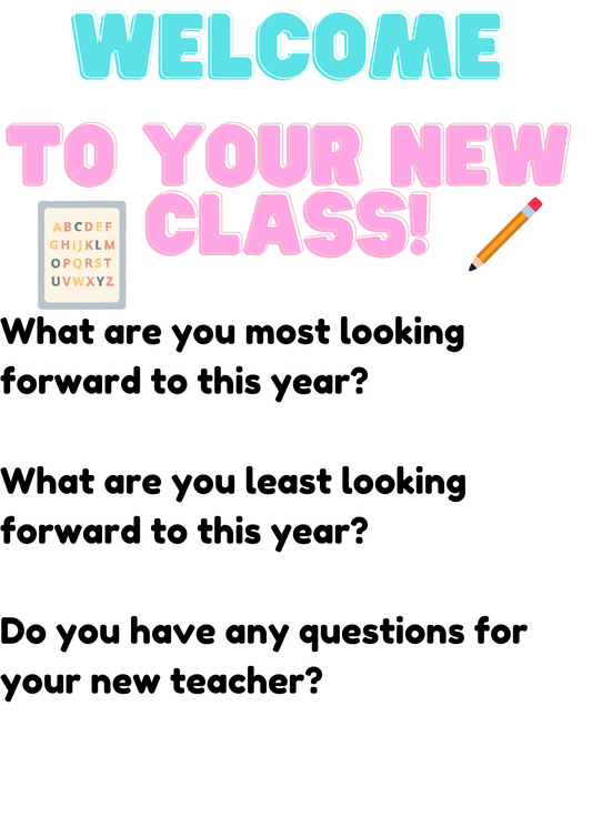 Welcome To Your New Class Download