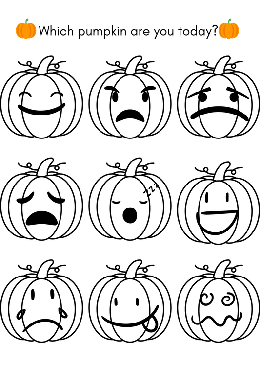 Which Pumpkin are you today? Autumn resource Download