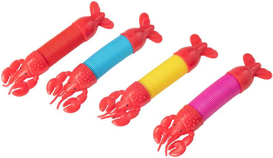 Pop Lobster Tube Sensory Tool
