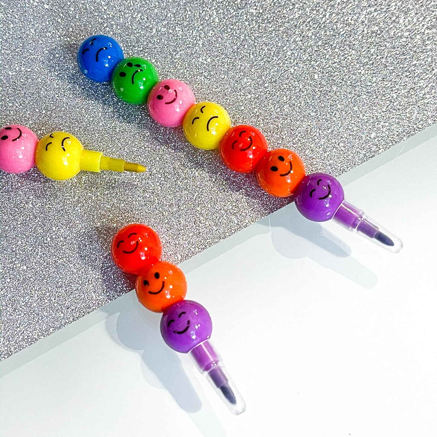 Novelty Emotion Stackable Coloured Pencils - Alpaca Bag 