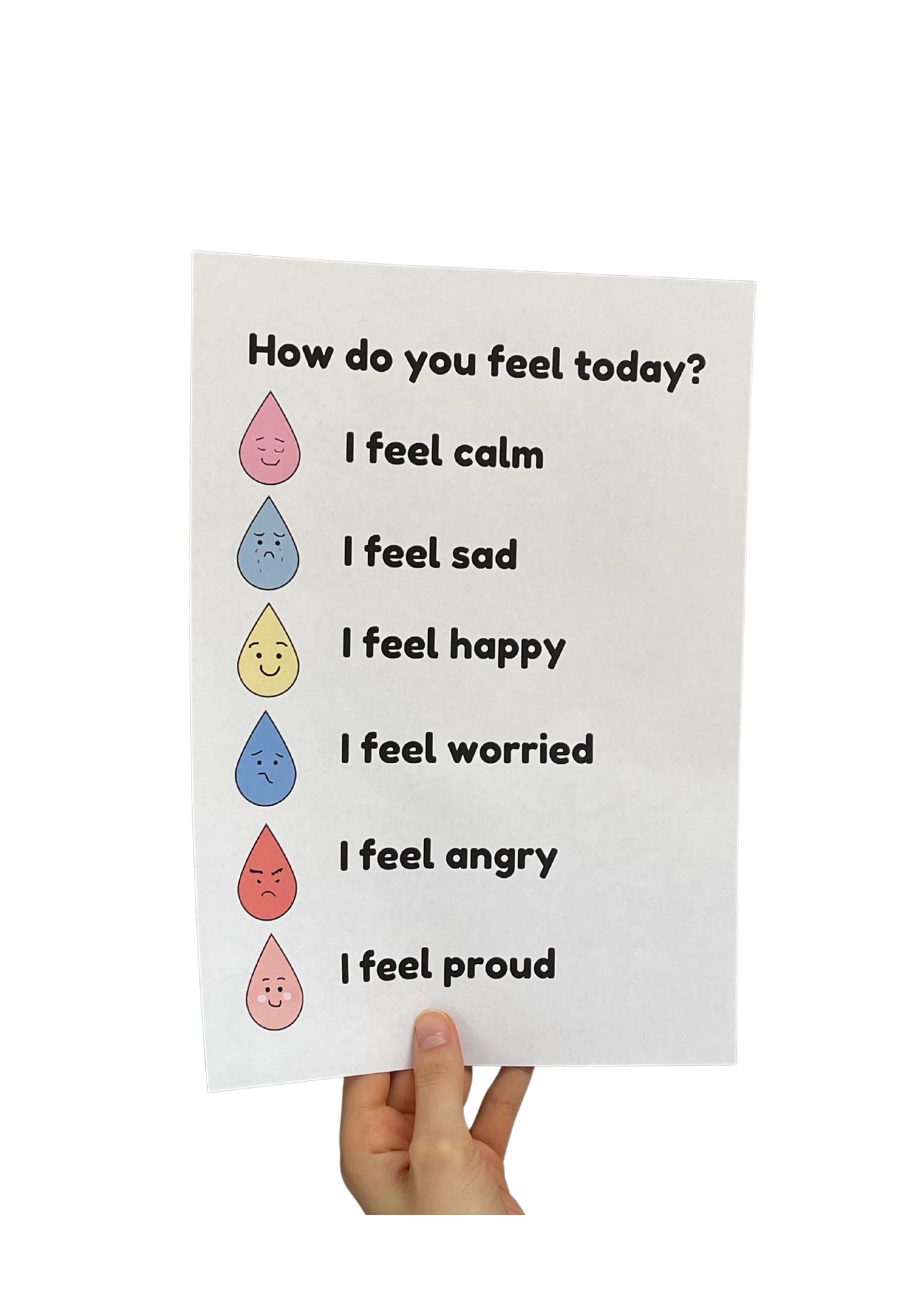 How Do You Feel Today A4 Print