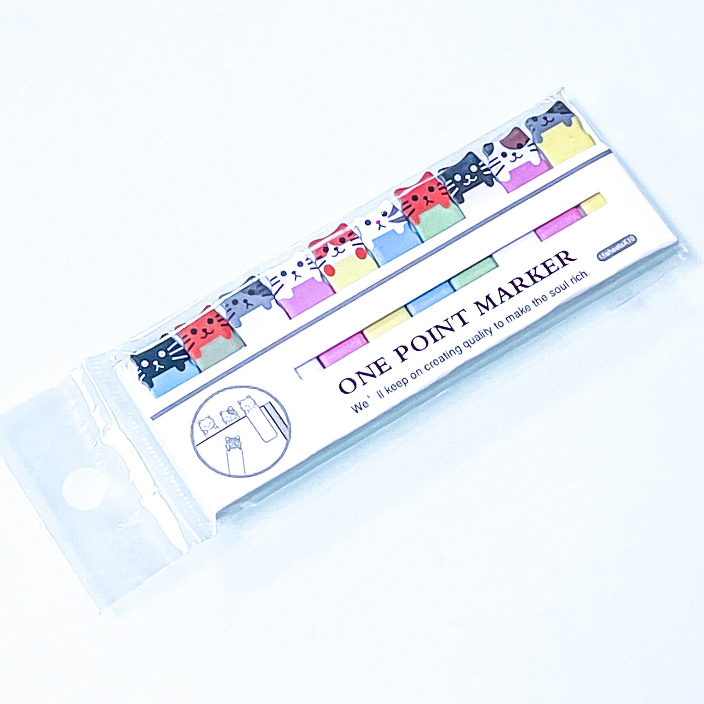 Novelty page finder stickers